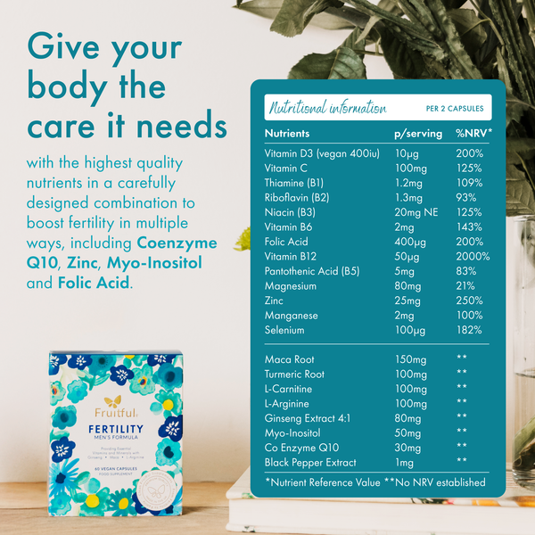 Fruitful® Fertility – Mens Formula